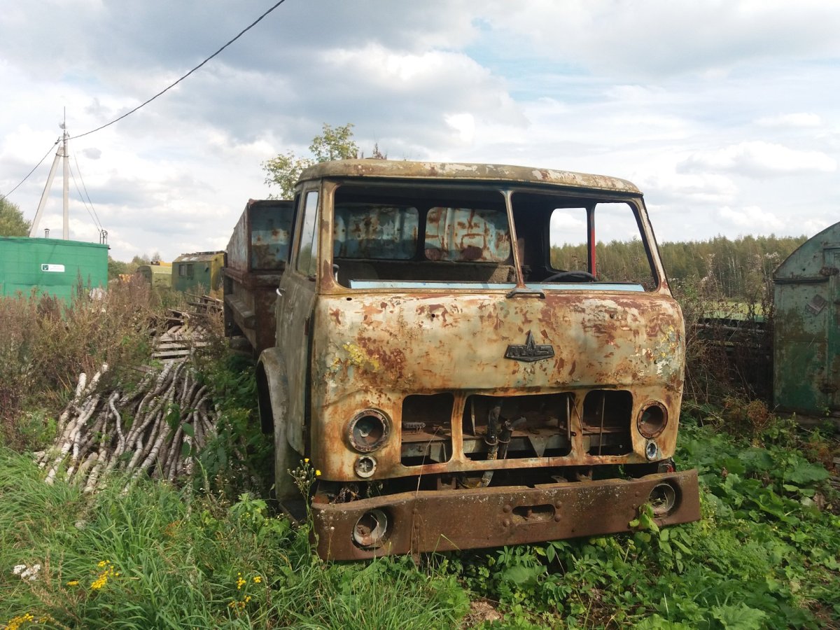 Заброшенный МАЗ-504в