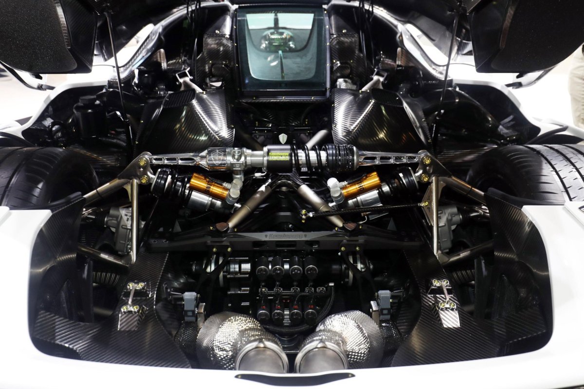 Koenigsegg Jesko двигатель