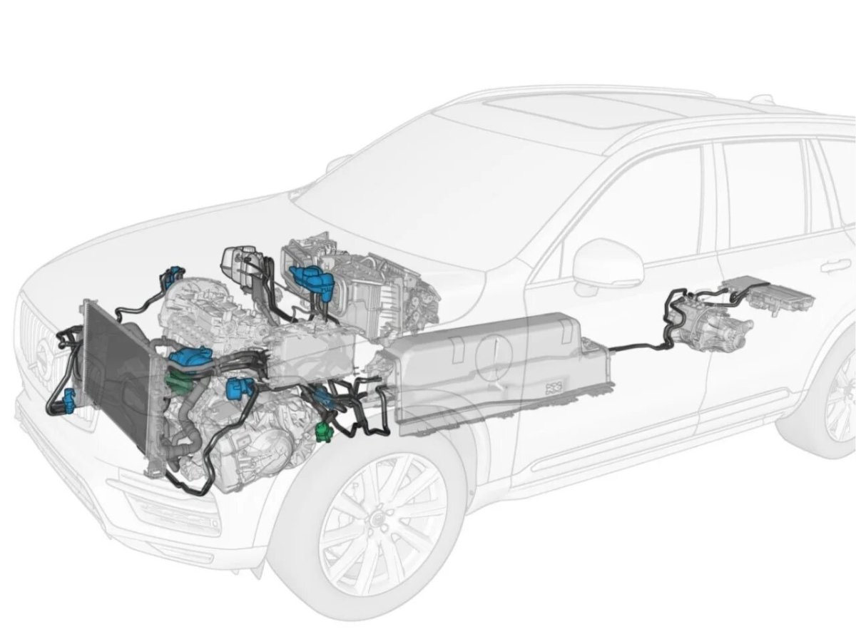Принцип работы мягкого гибрида Вольво