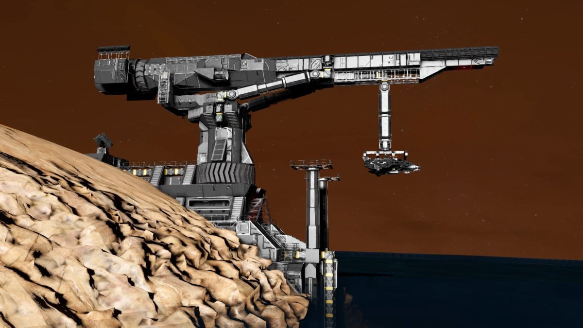 Space Engineers кран