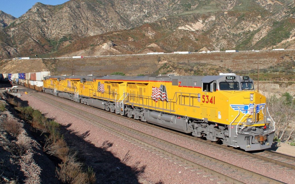 Американские поезда Union Pacific
