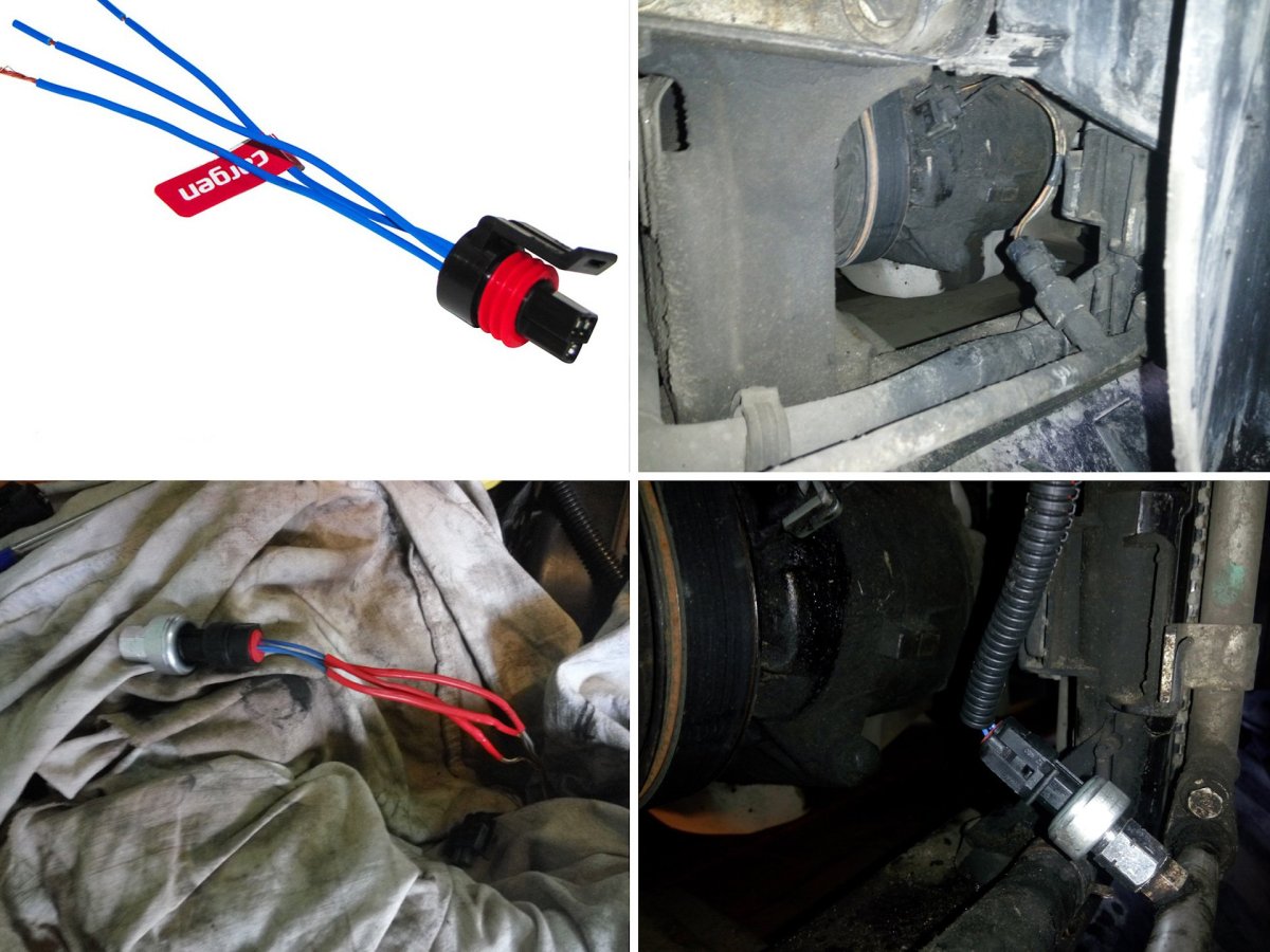 Разъем датчика давления хладагента Меган 2