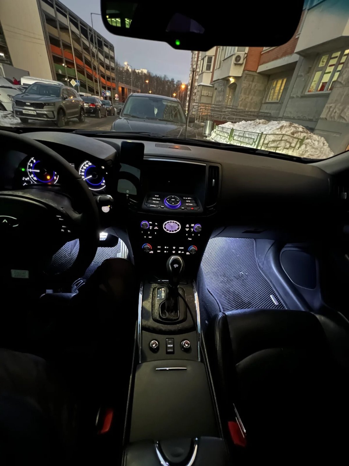 Подсветка салона Инфинити g25