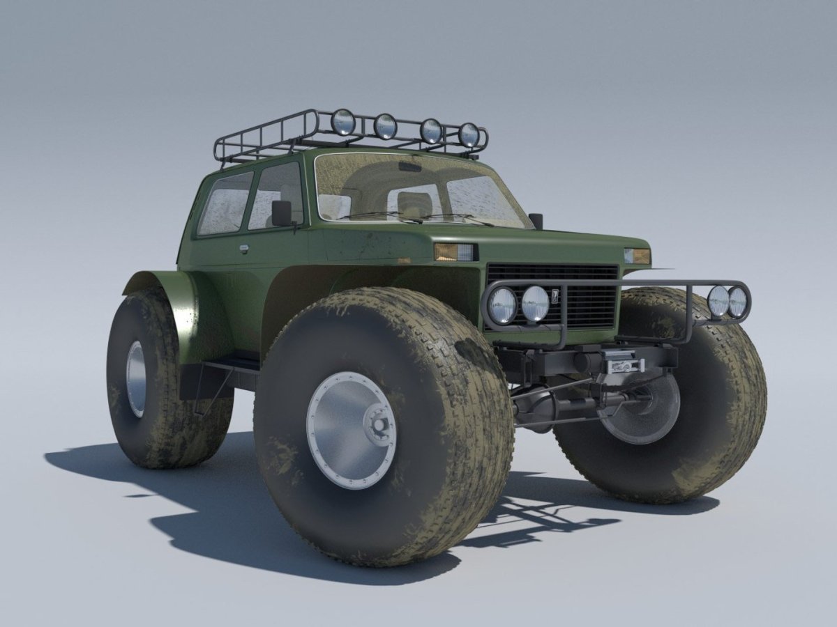 Lada Niva 3d model