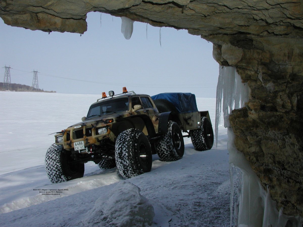 Снегоболотоход марш