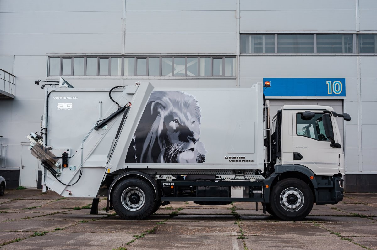 КАМАЗ 5325 4x2 Faun VARIOPRESS 516 мусоровоз