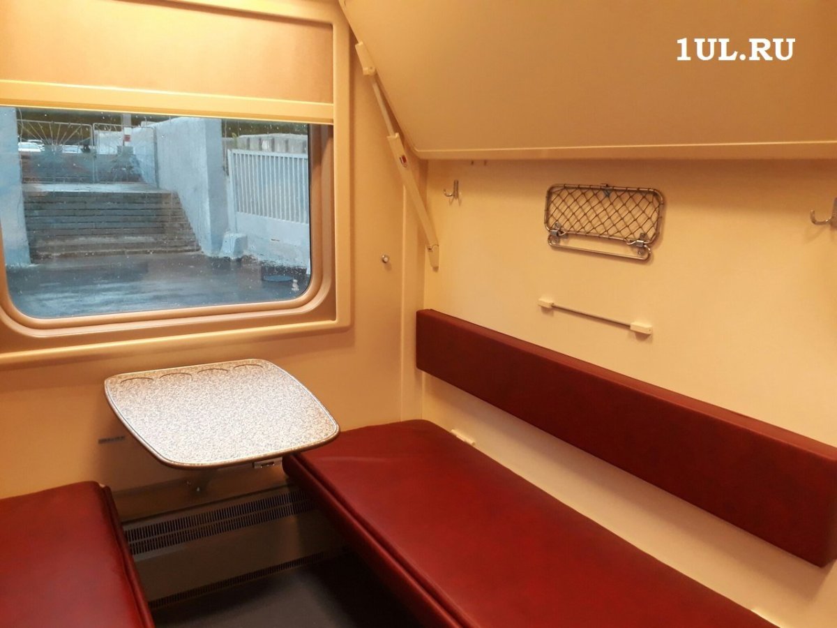 Старый плацкартный вагон РЖД