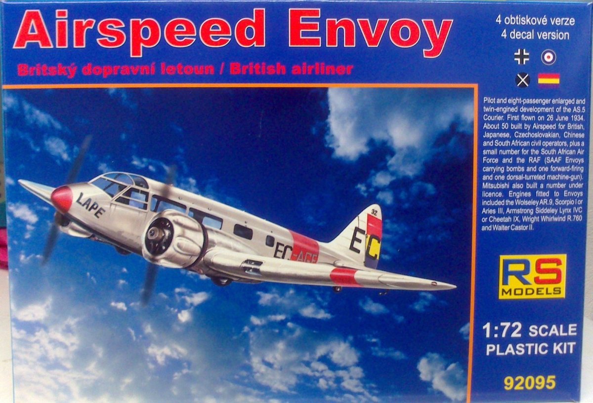 Airspeed as.6 . model 1/72