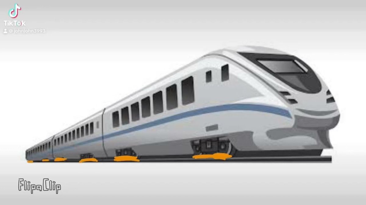 Скоростной поезд сбоку вектор