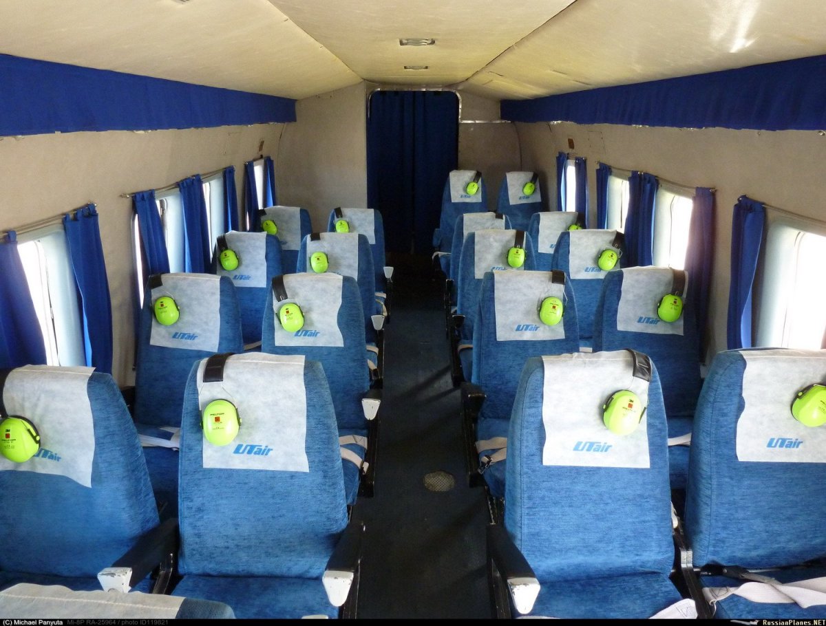 Ми-8 салон ЮТЭЙР