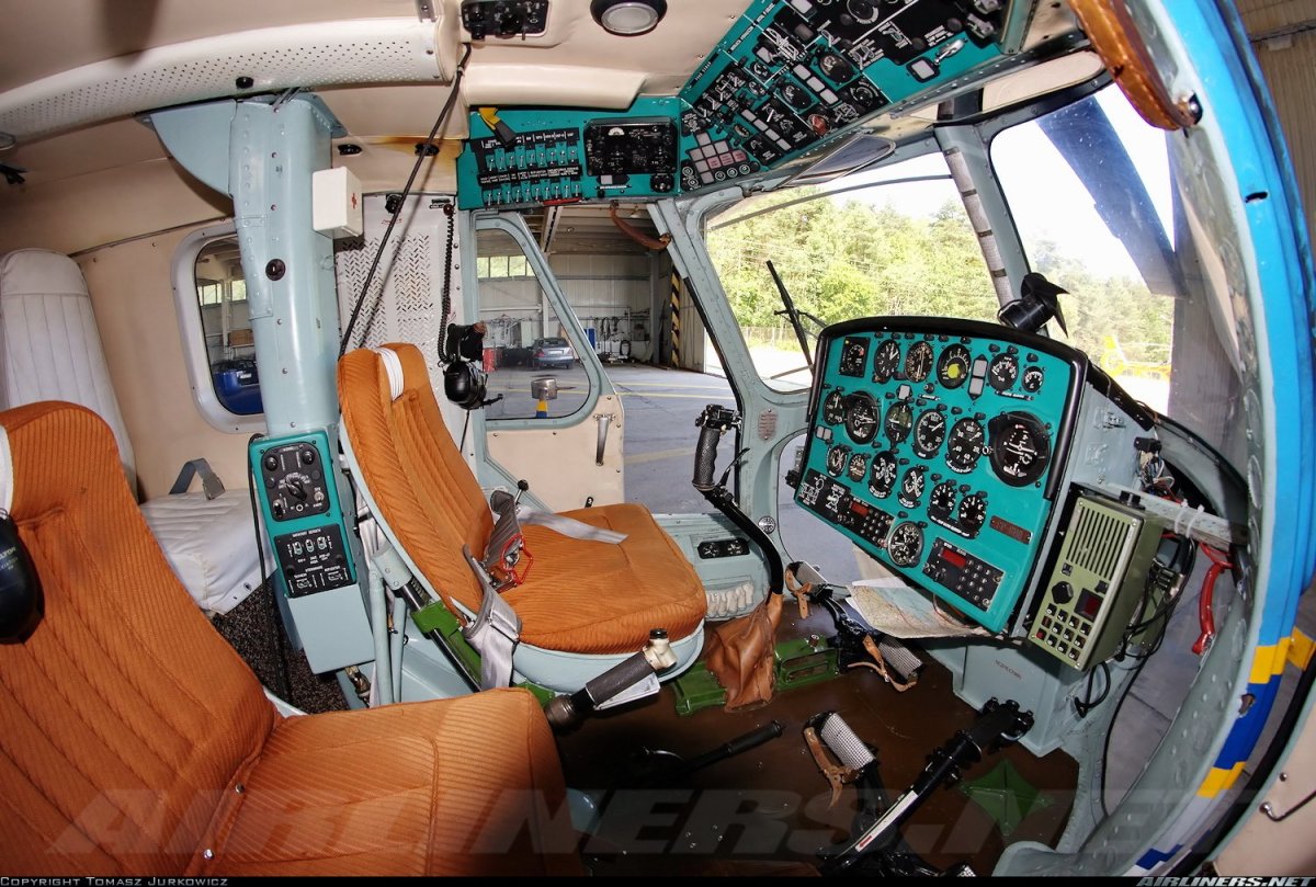Ми-4 вертолет кабина пилотов