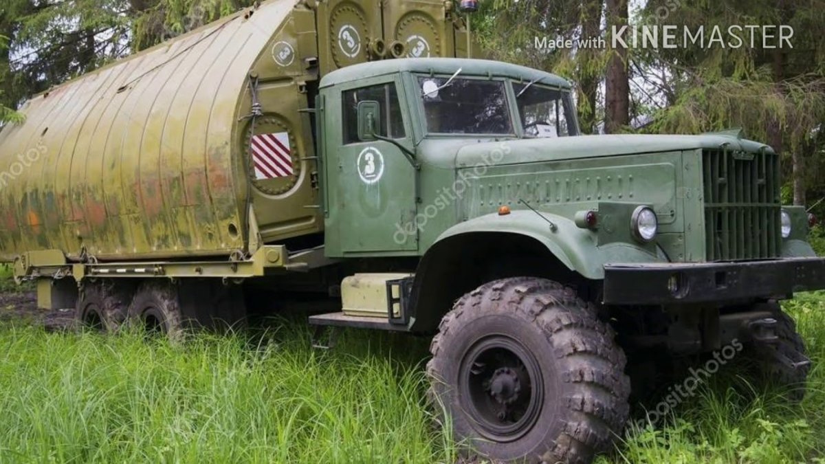 Понтонный мост КРАЗ 255