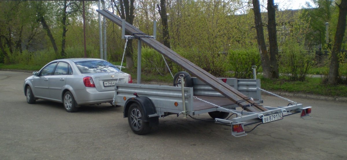 Механизм подъемный выдвижной борт на прицеп
