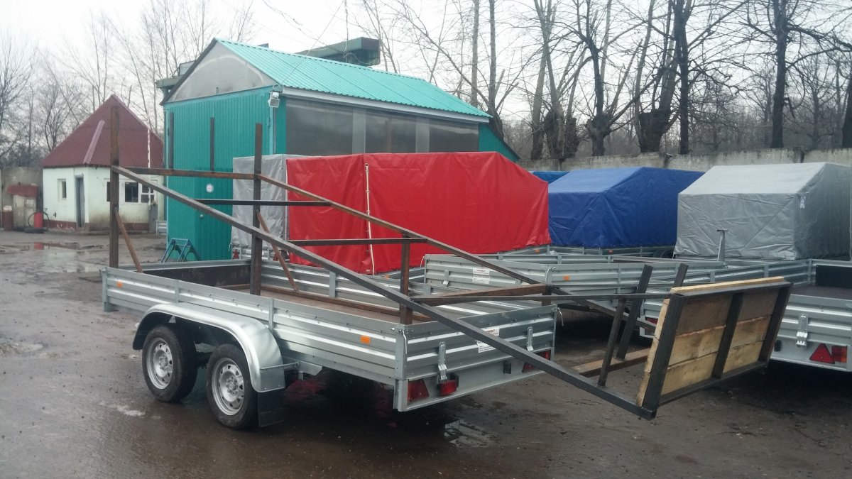 Удлинение легкового прицепа