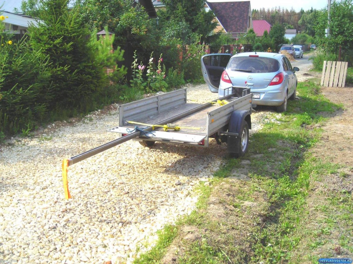 Удлинитель дышла легкового прицепа