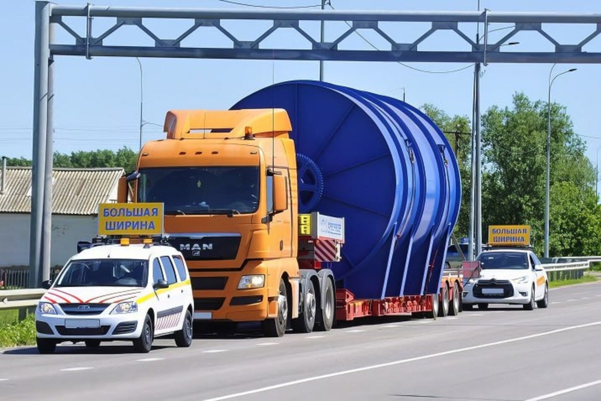 Трал негабарит 100 тонн