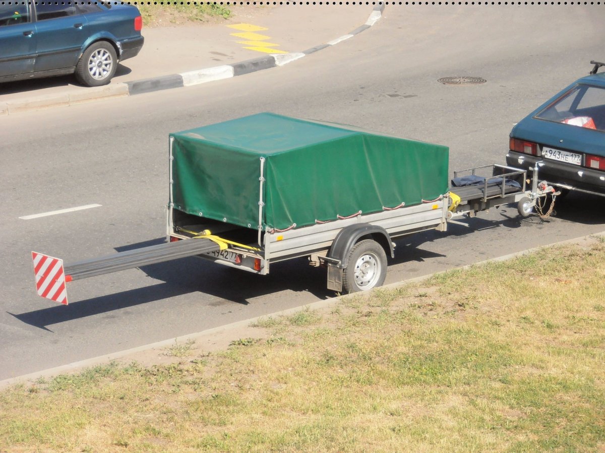 Габариты груза для легкового прицепа ПДД