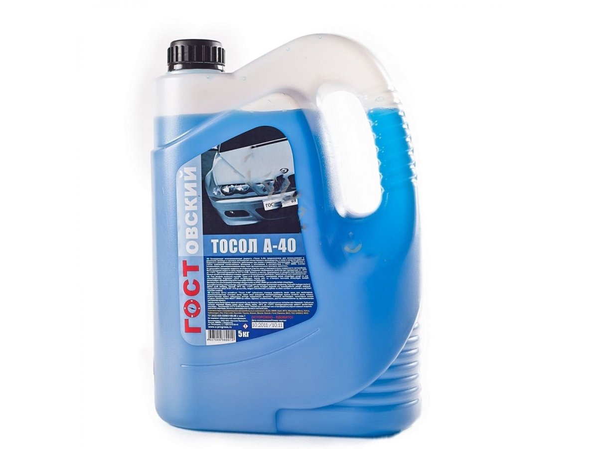 Тосол "ГОСТОВСКИЙ" А-40 5кг