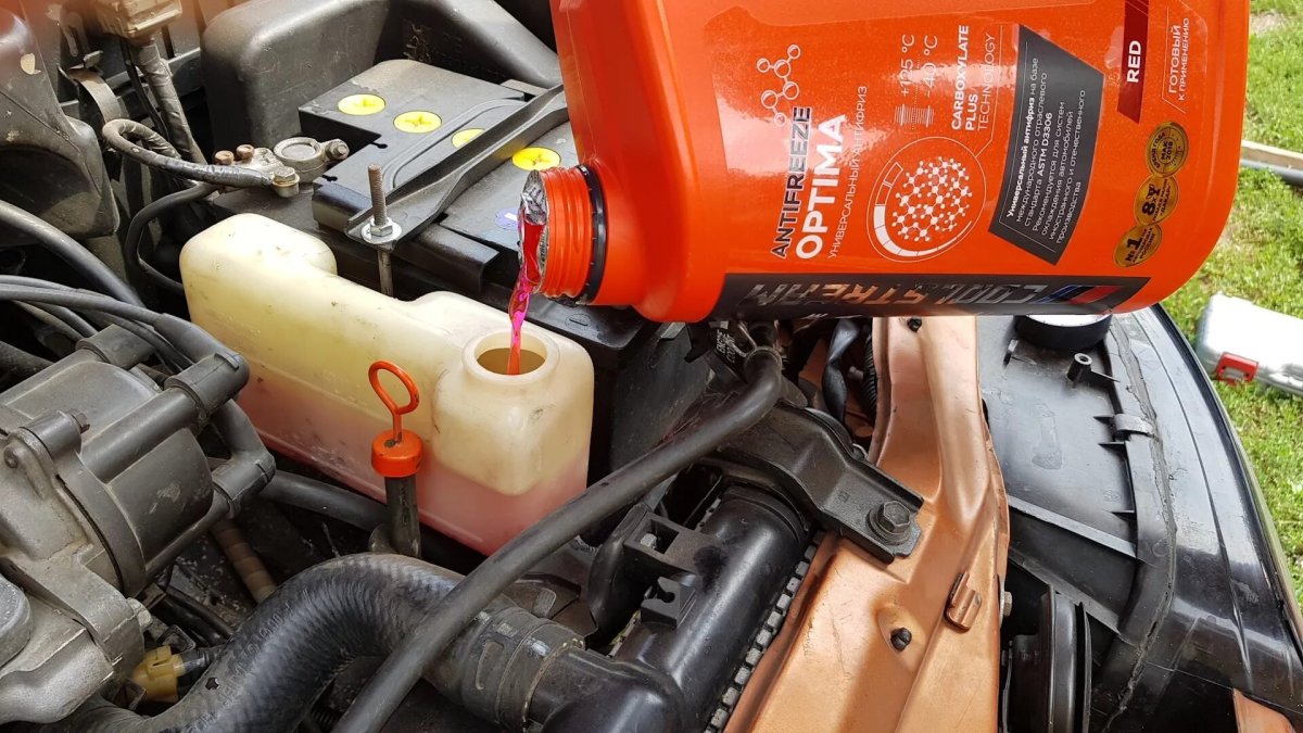 Антифриз в машине