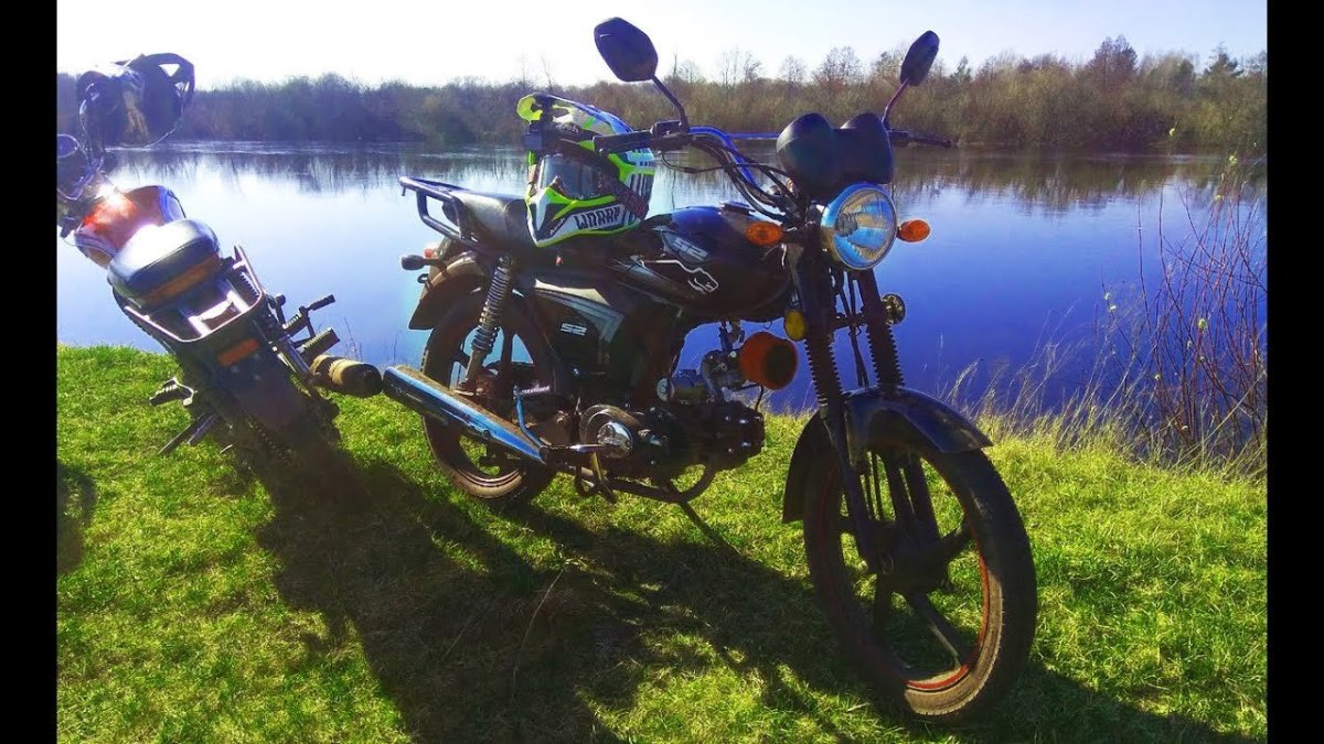 Мопед Альфа покатушки