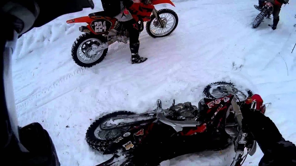 Эндуро зимой