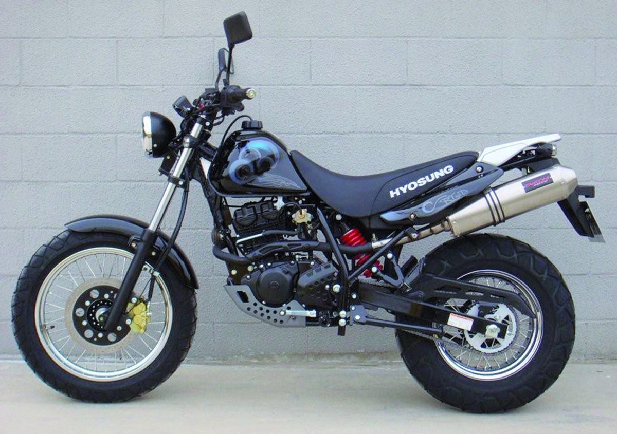 Корейский мотоцикл Hyosung rt125d