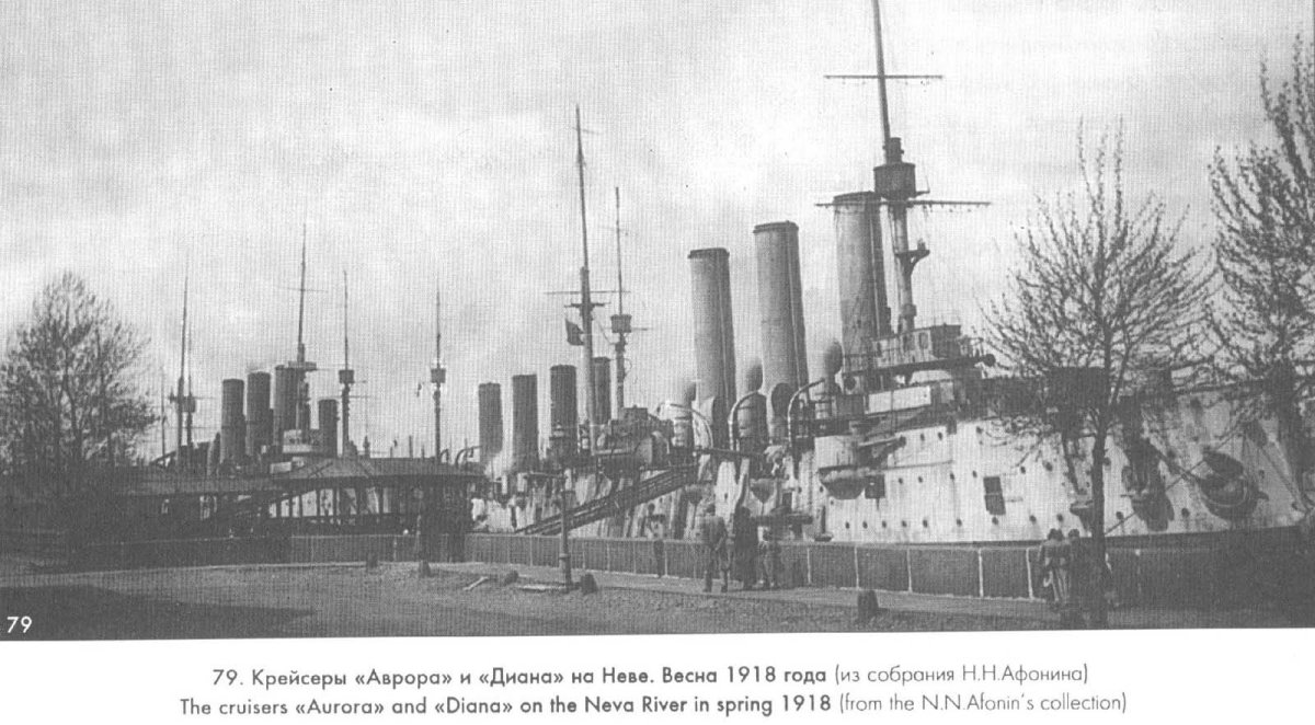 Крейсер Аврора 1917