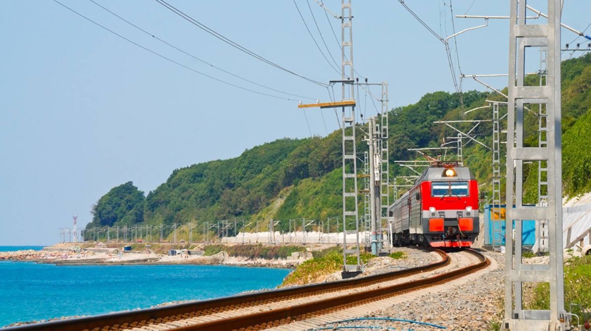 Железная дорога Сочи Лазаревское