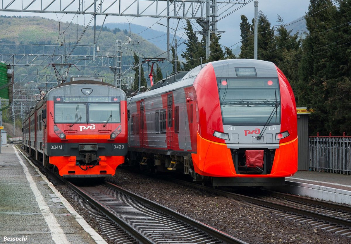 Ласточка электропоезд Туапсе