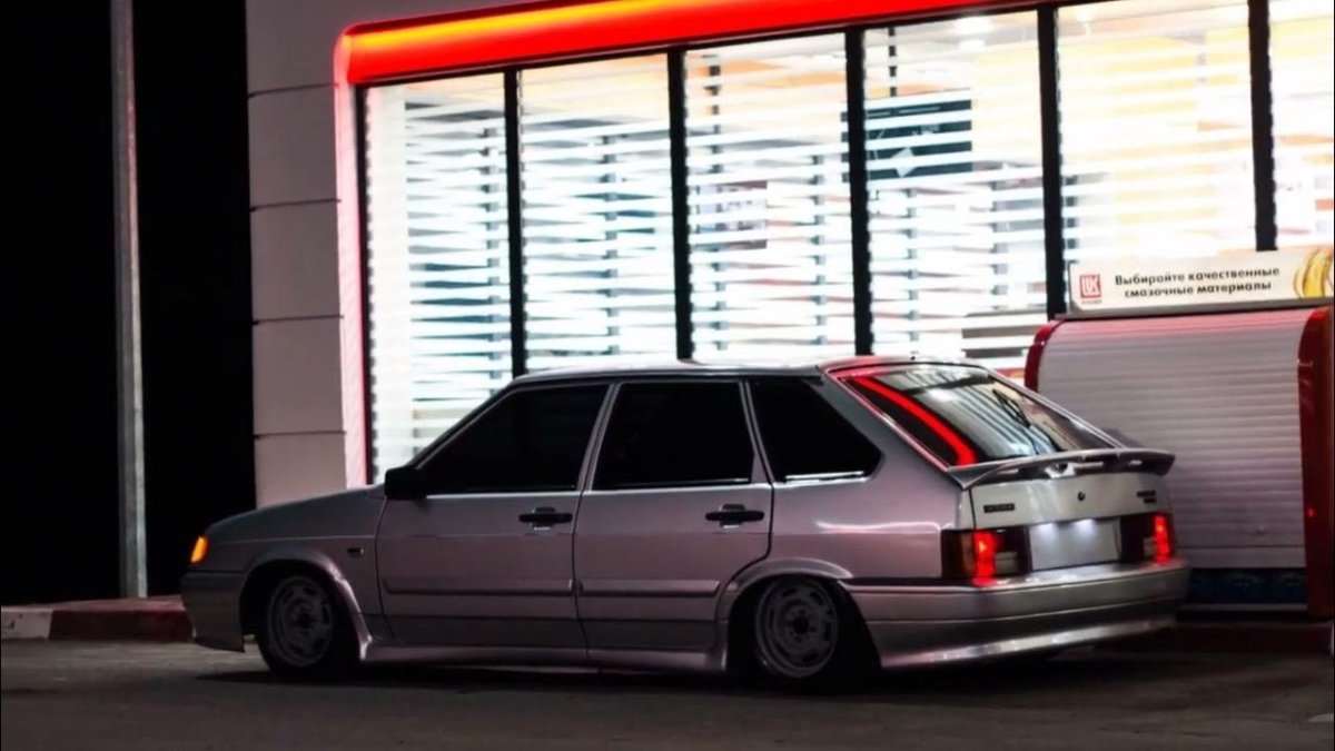 ВАЗ 2114 на пневме -90