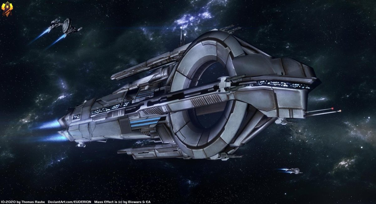 Кварианские корабли Mass Effect
