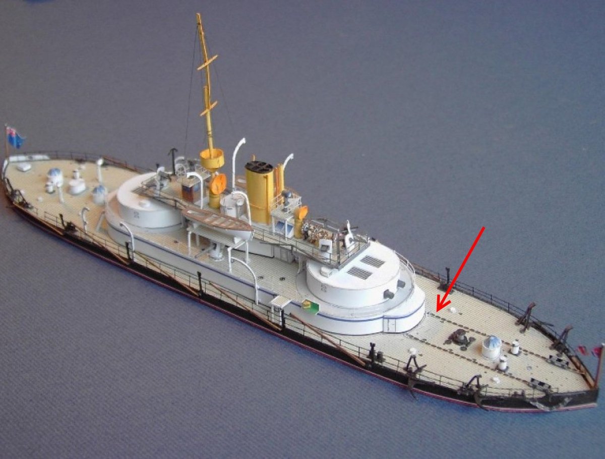 Броненосец USS Monitor модель