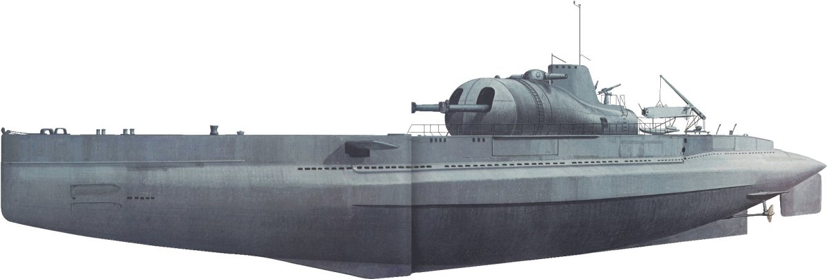 Подводный линкор Сюркуф