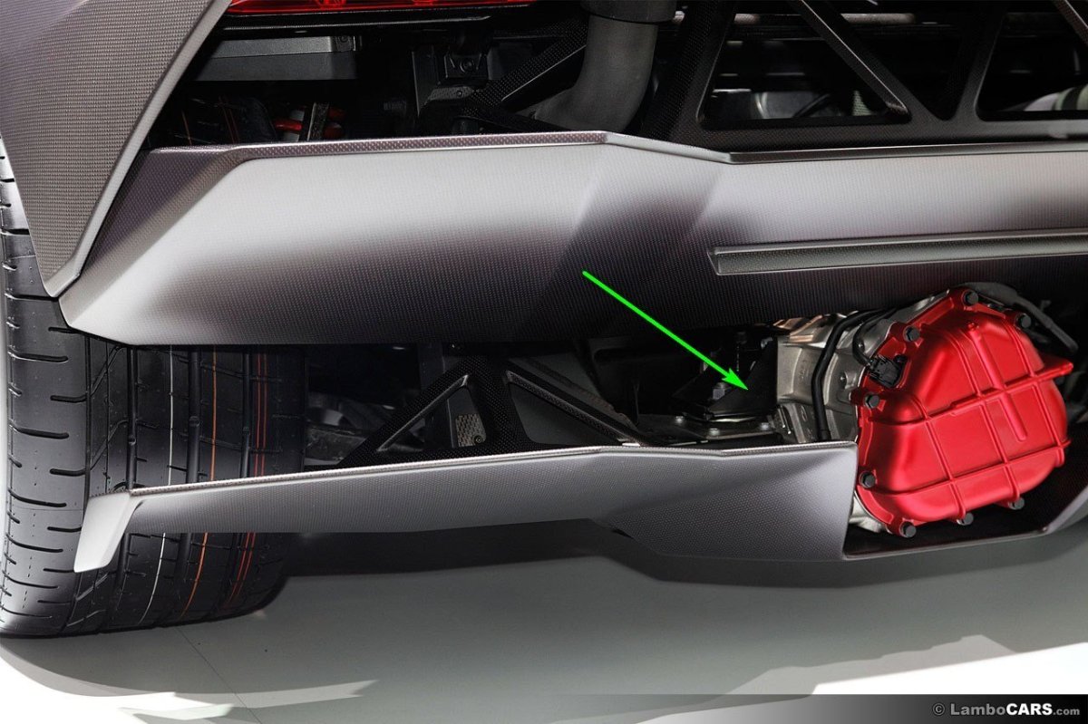 Lamborghini Sesto elemento сзади