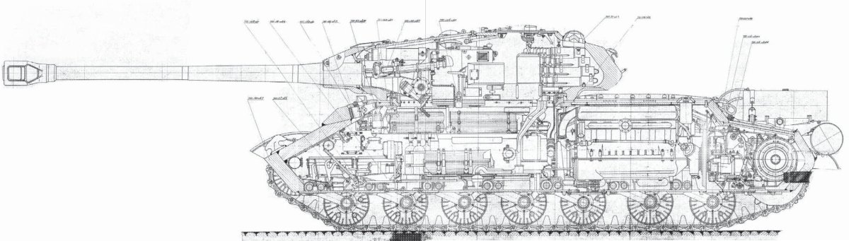 Объект 268 чертеж