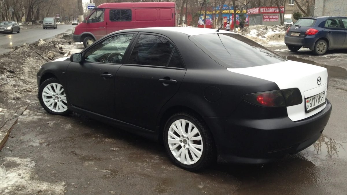 Мазда 6 2002 черная