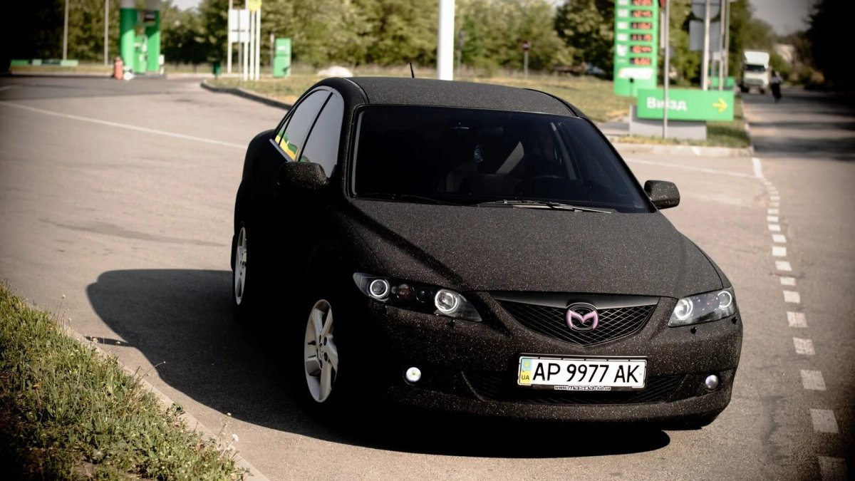 Mazda 6 gg черная