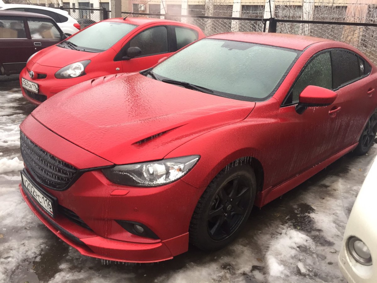 Мазда 6 в пленке