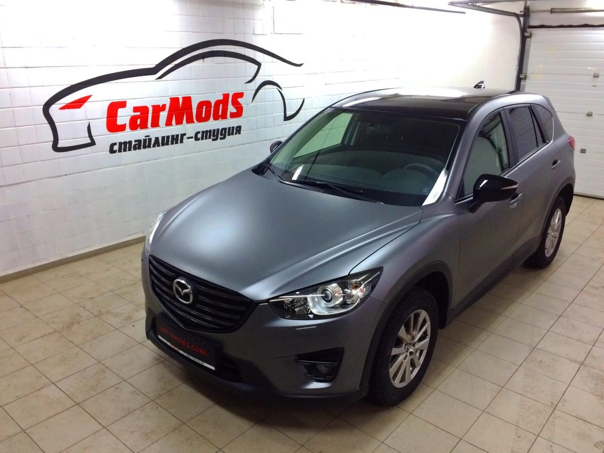 Мазда сх5 серый матовый