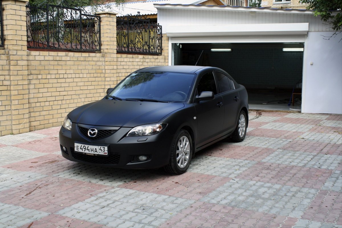 Mazda 3 2008 хэтчбек черная