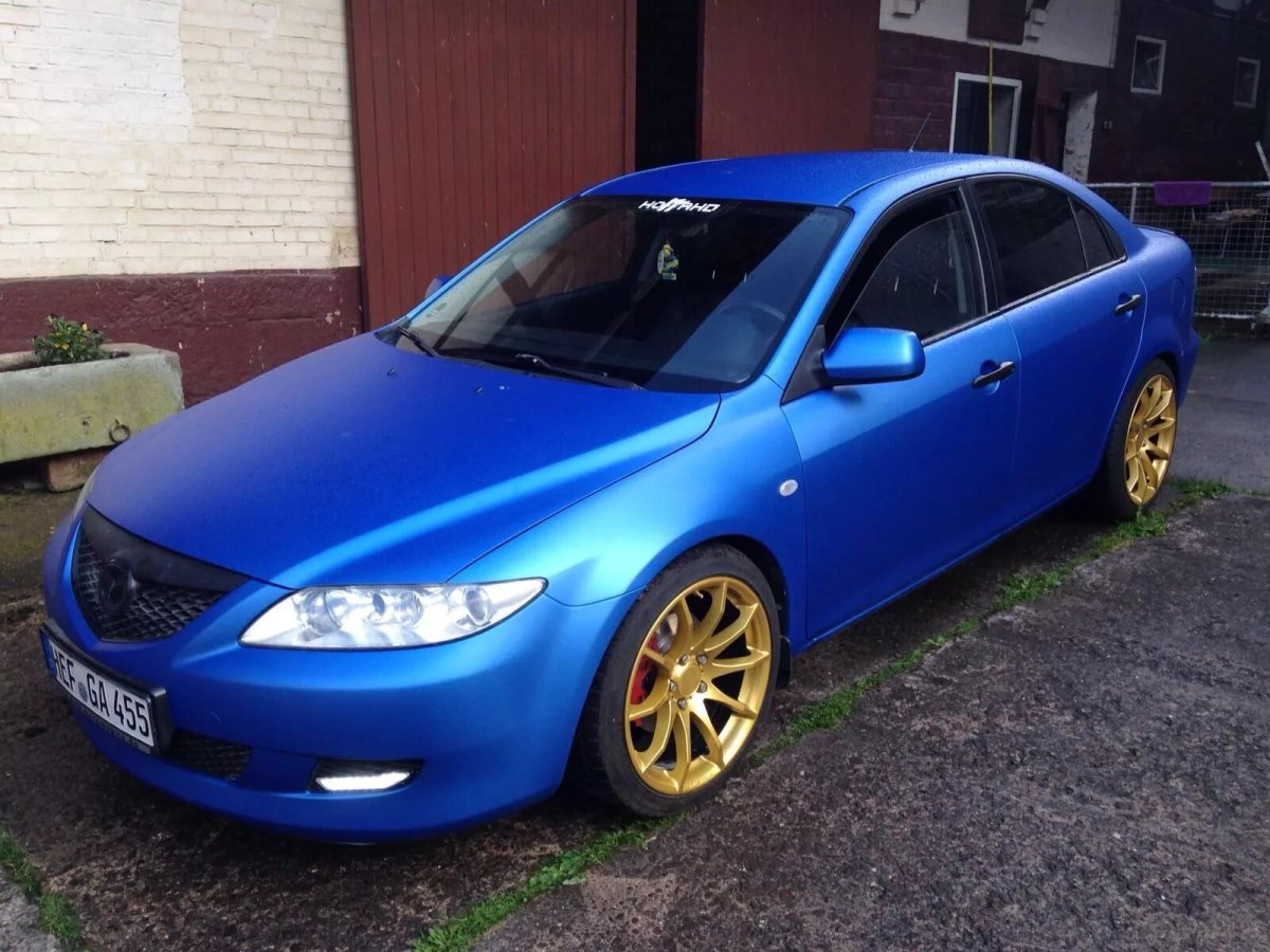 Mazda 6 gg синяя