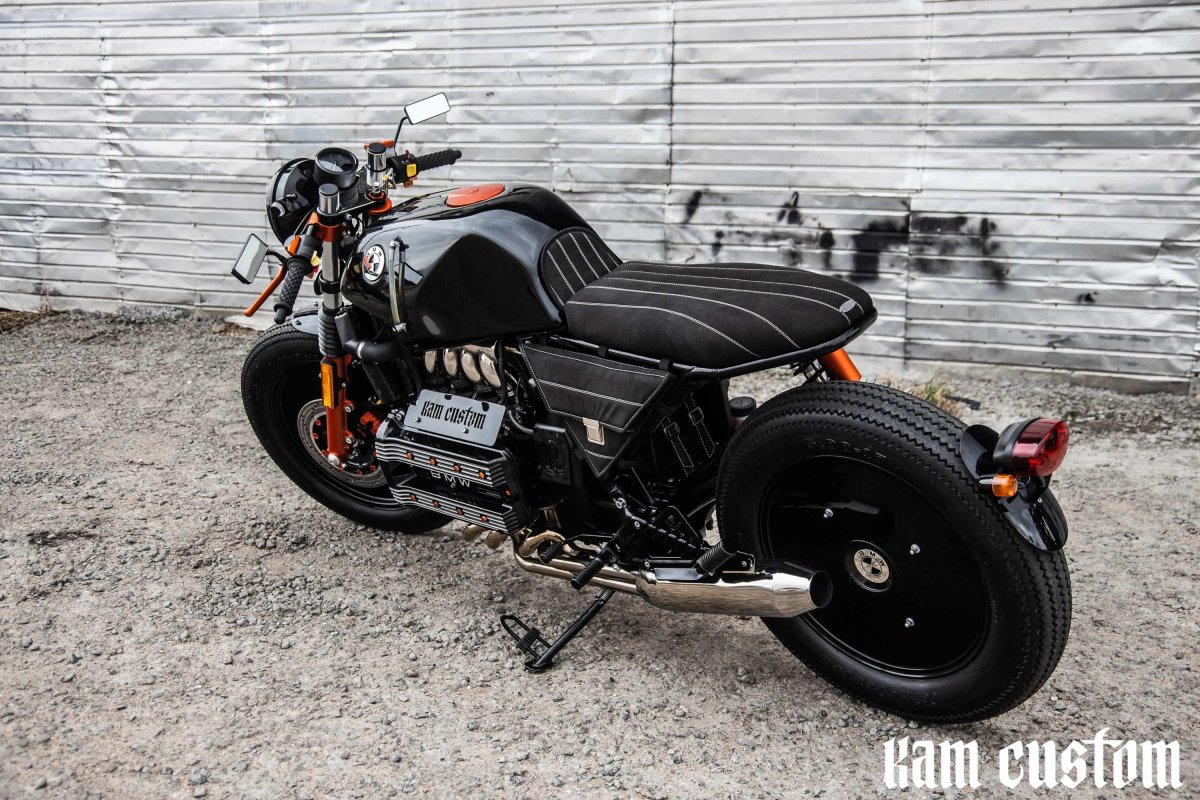 BMW k100 Custom черный