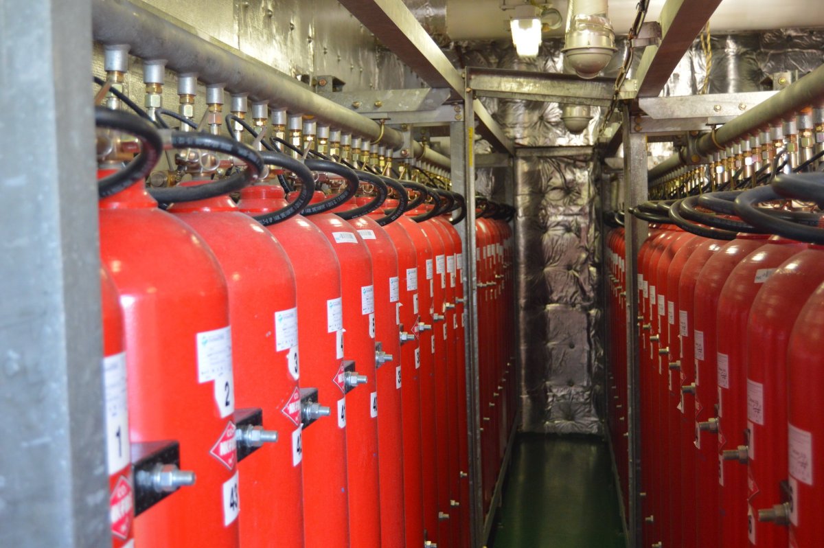 Система со2 пожаротушения на судне