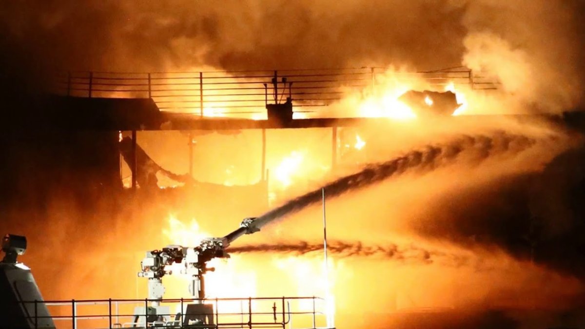 Пожары на судах