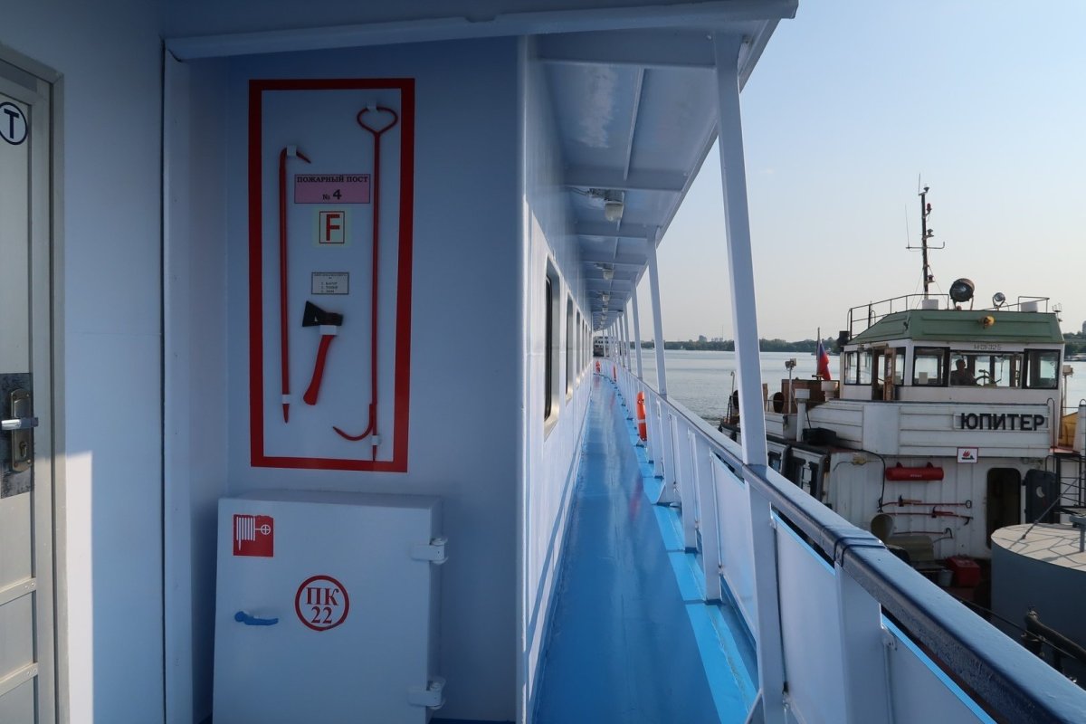 Противопожарный пост на судне