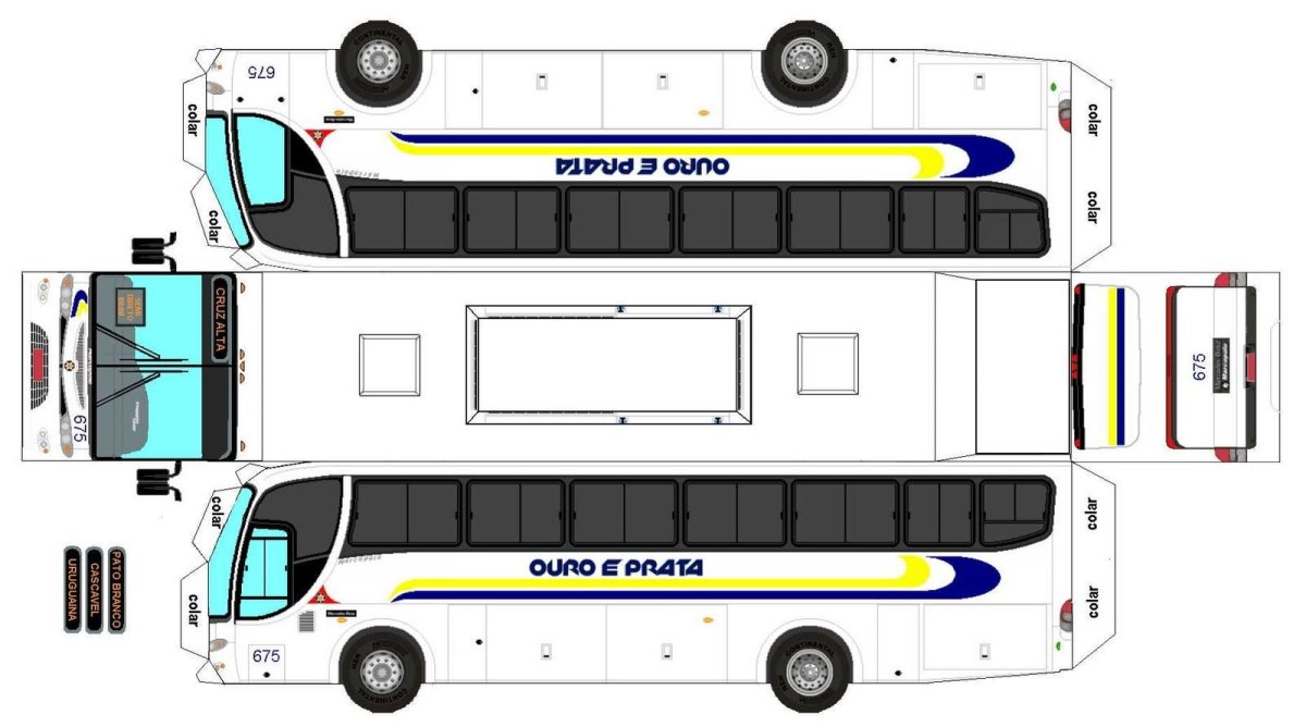 Развертка автобуса