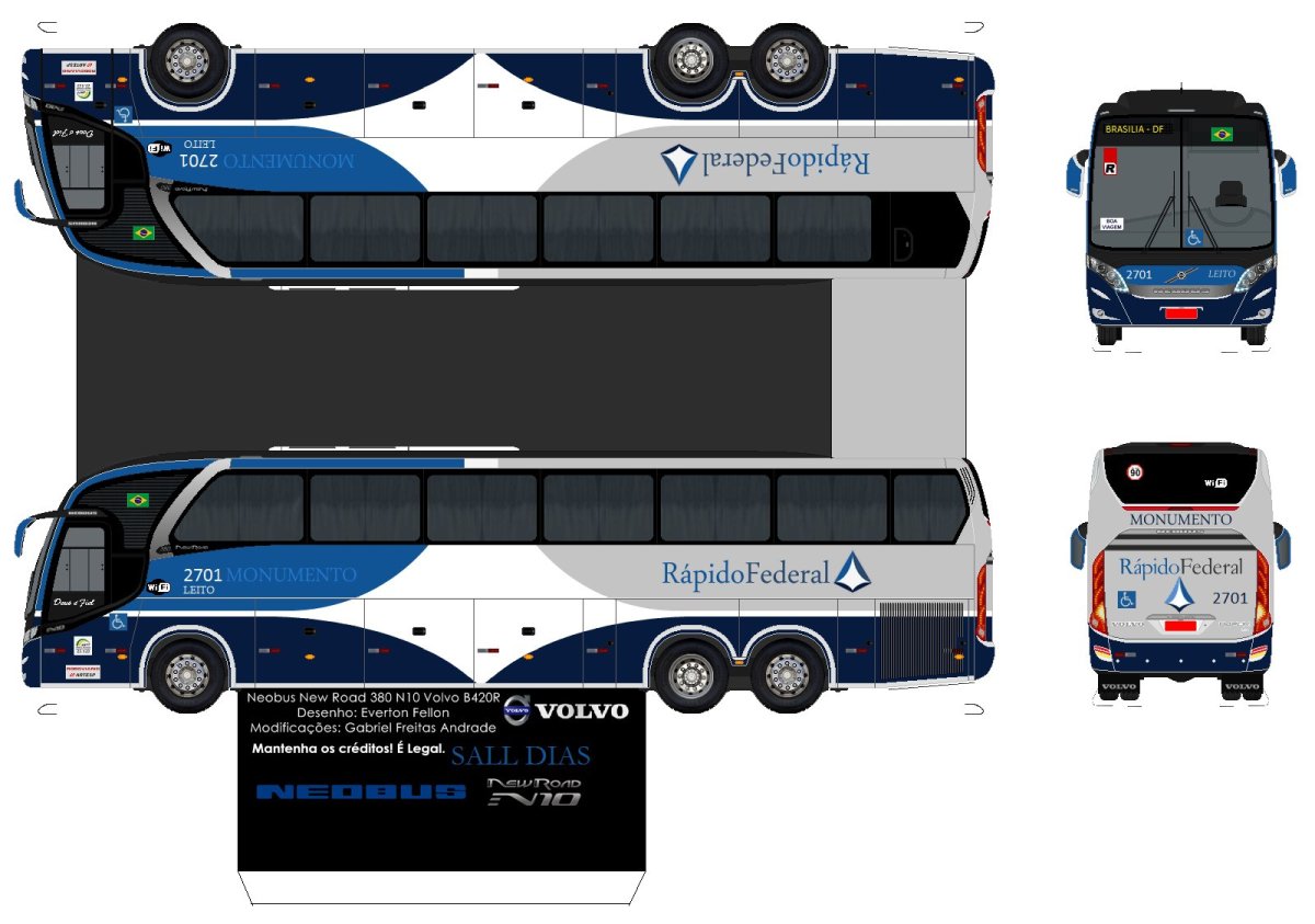 Макет автобуса