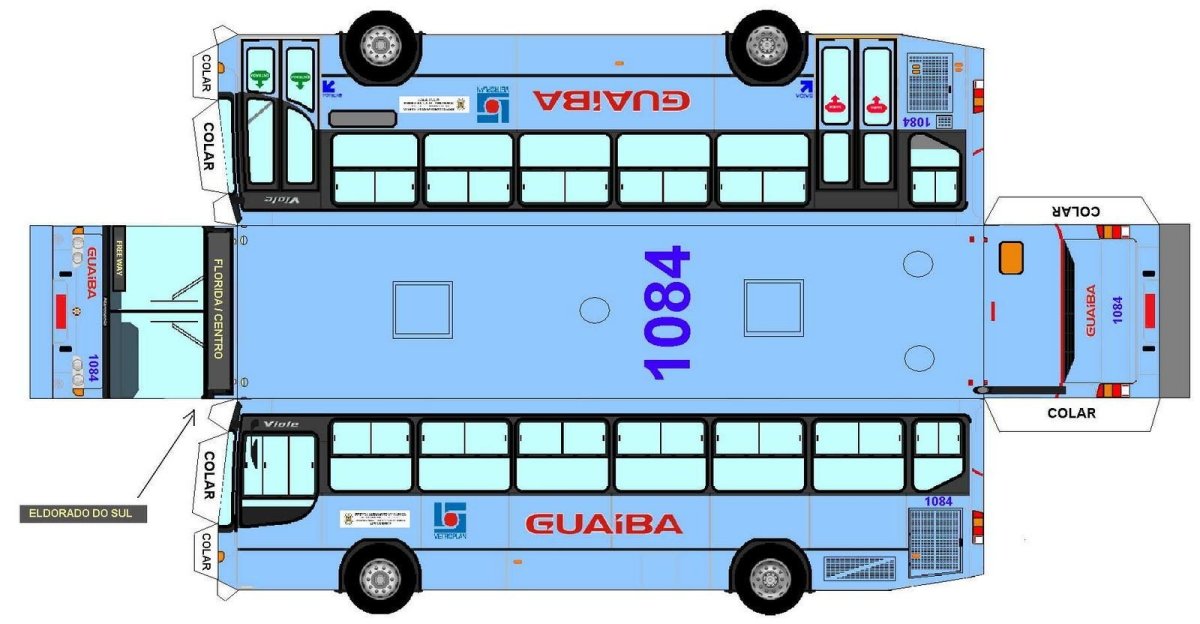 ПАЗ 4234 развертка