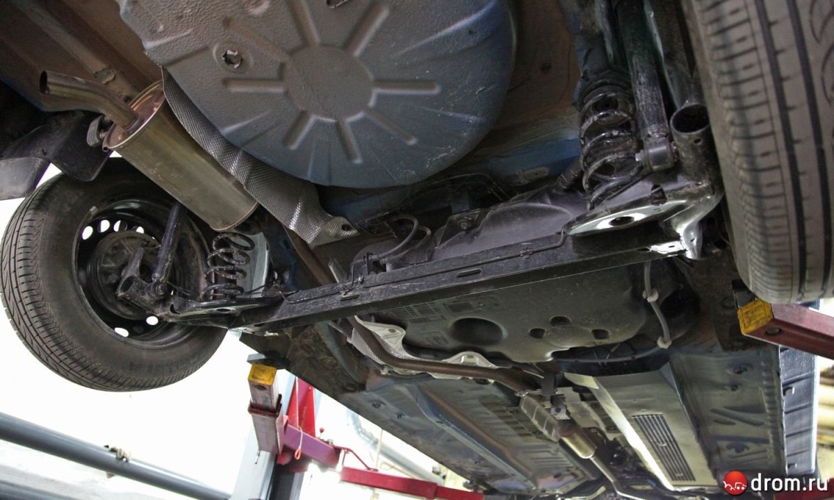 Днище Рено Логан 2