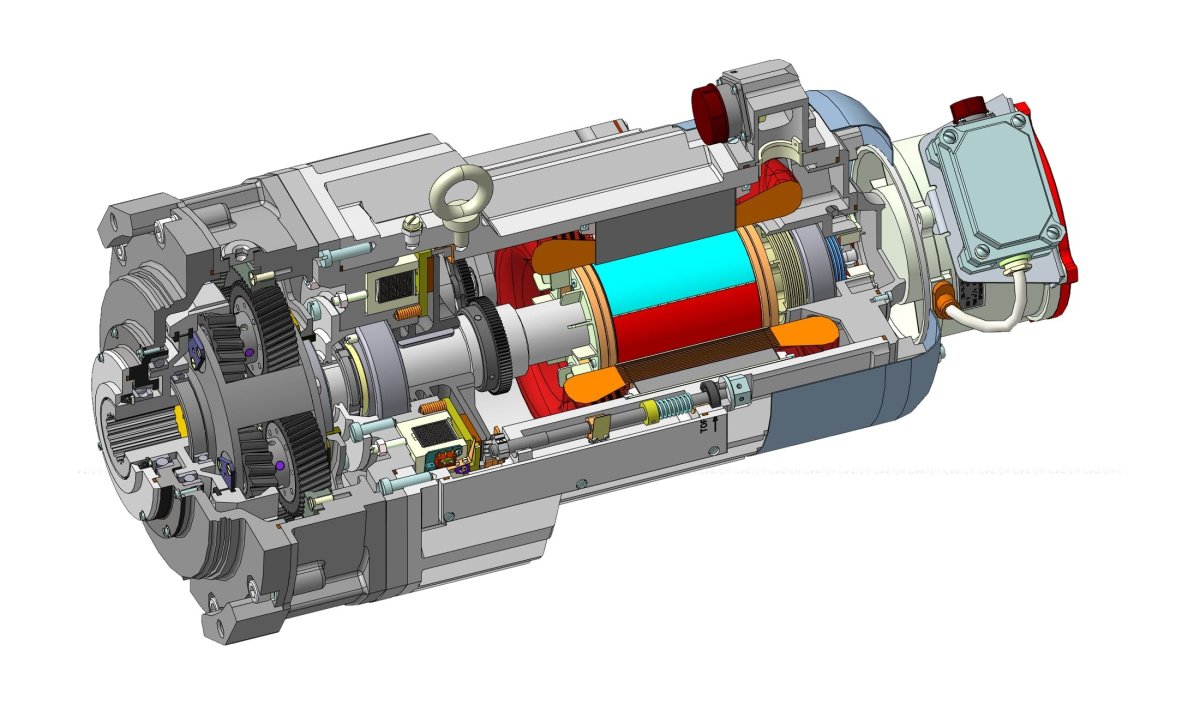 Тяговый электродвигатель 411 Нилд